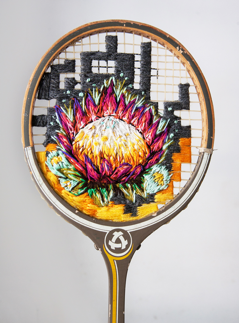 danielle-clough-embroidered-tennis-rackets-designboom-02