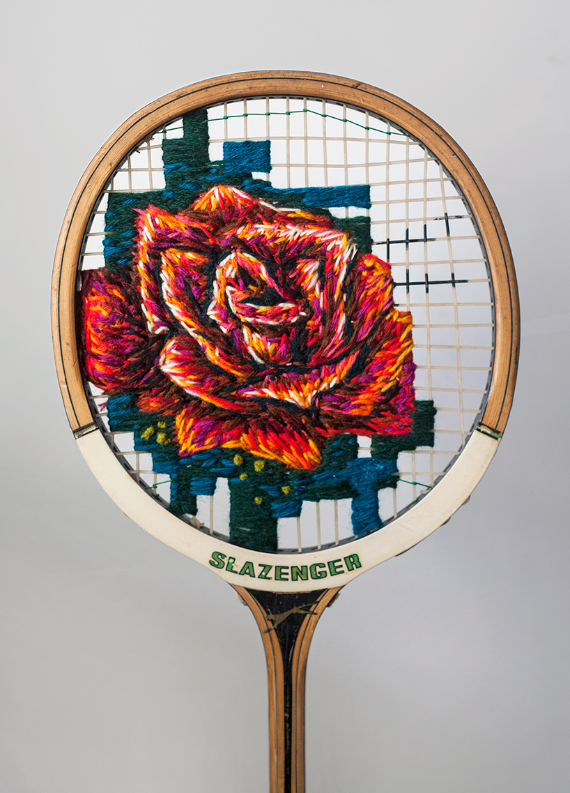 danielle-clough-embroidered-tennis-rackets-designboom-07