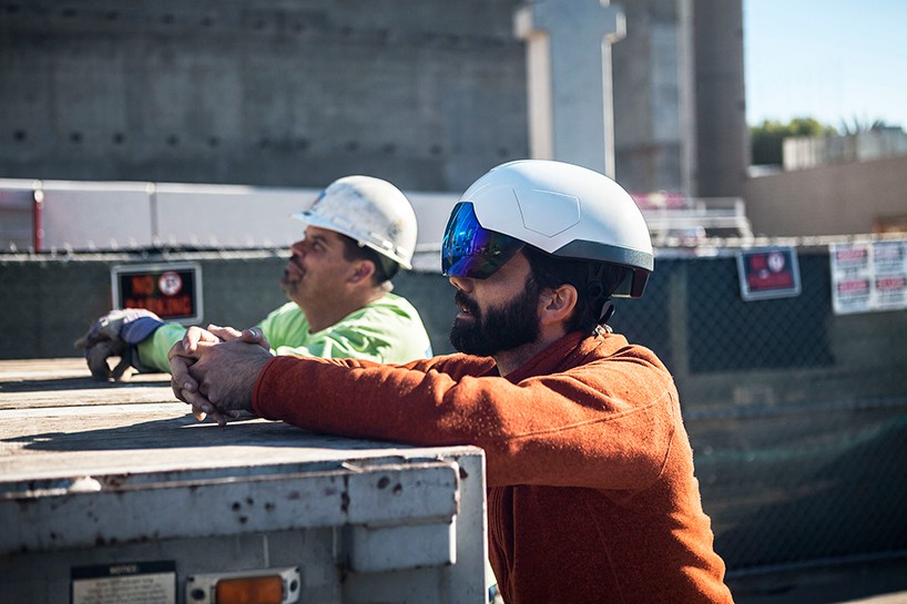 daqri brings 3D visualization to the construction site with augmented reality smart helmet