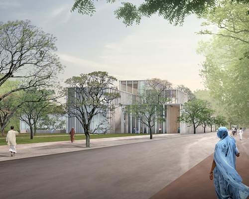 david chipperfield's mughal museum breaks ground near the taj mahal