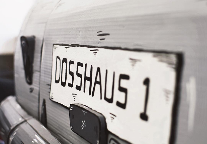 dosshaus-cardboard-car-1960-austin-mini-cooper-designboom-06