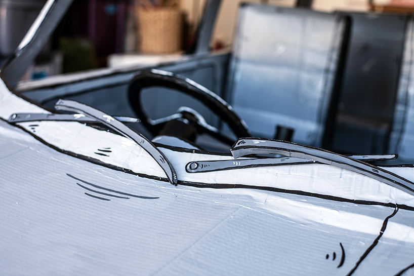 dosshaus-cardboard-car-1960-austin-mini-cooper-designboom-11