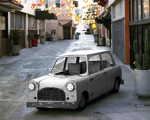 dosshaus crafts 1960 austin mini cooper replica from cardboard
