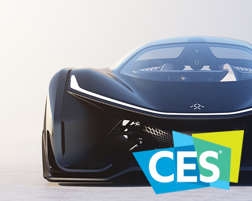 faraday future unveils FFZERO1 concept car at CES 2016