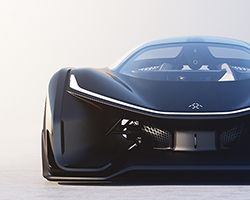faraday future unveils FFZERO1 concept car at CES 2016