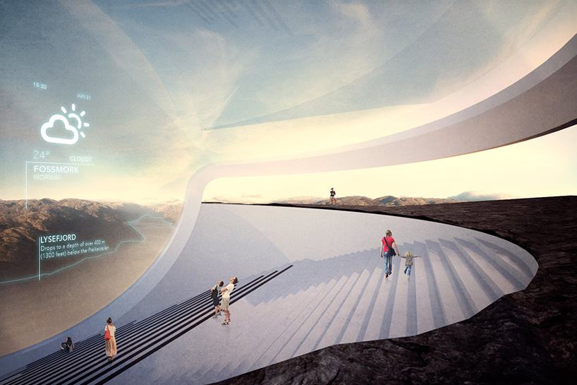 fly architecture eye of rock observation deck pulpit rock designboom fly architecture eye of rock observation deck pulpit rock designboom