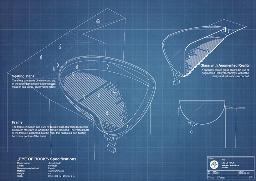 fly architecture eye of rock observation deck pulpit rock designboom fly architecture eye of rock observation deck pulpit rock designboom