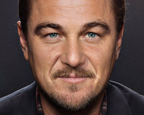 digital artist remixes famous faces to create seamless celebrity hybrids