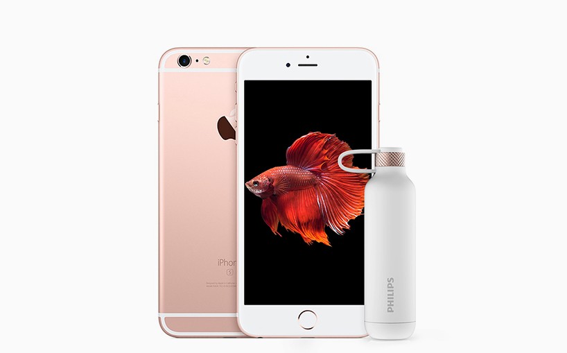 philips shapes portable iPhone charger to resemble water canteen