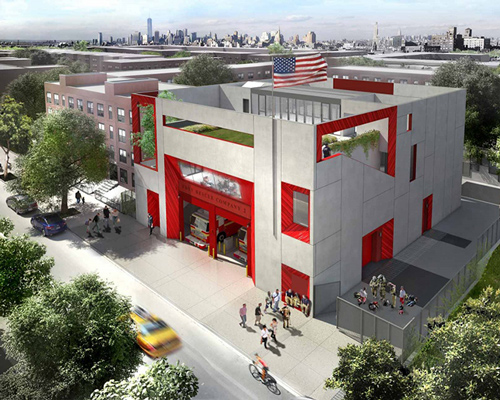 studio gang plans new york fire station as an active training center