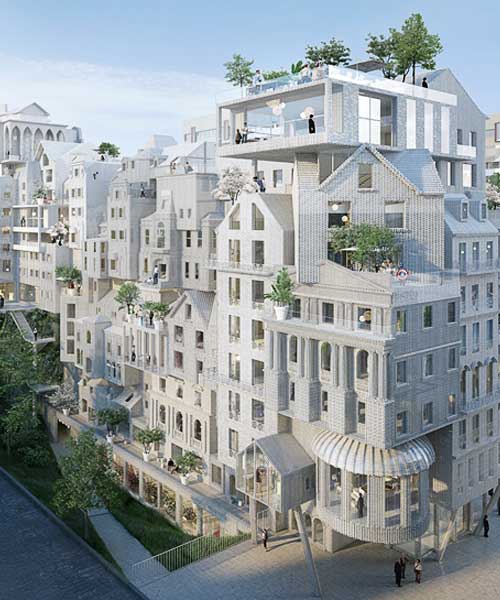 marin + trottin proposes innovative housing project for paris