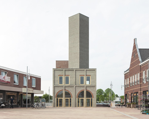 monadnock's abstract tower in the netherlands provides a landmark for nieuw bergen