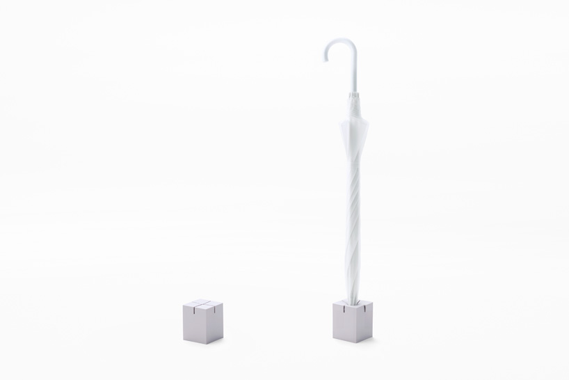 nendo designs unconventional mobile cushion + meji umbrella stand for by | n