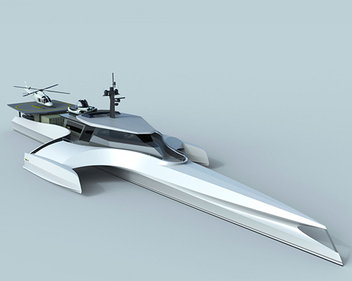 origin 575 + xplore 70 remodel explorer yacht design with trimaran layouts