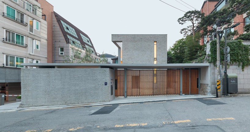 OBBA develops open & closed house in seoul's gangnam district