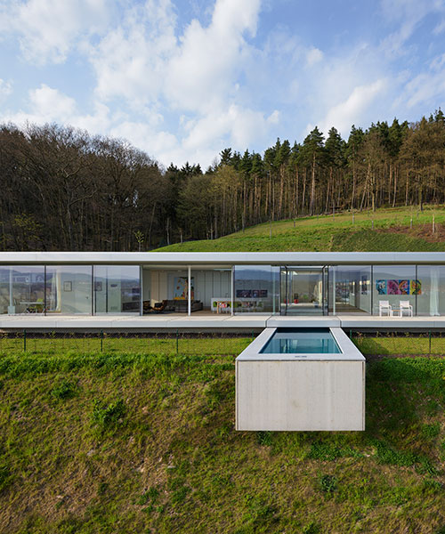 paul de ruiter architects erects transparent villa k in germany