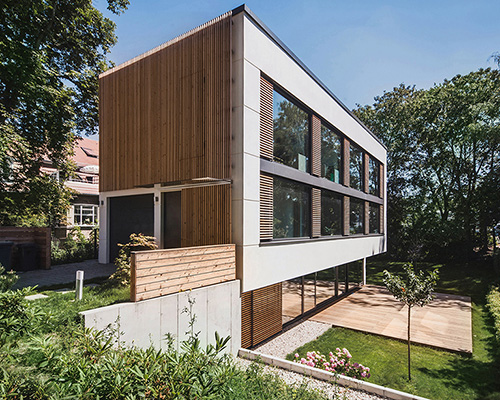 peter ruge architekten combines japanese & german in house M in berlin