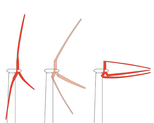 sandia labs references palm trees to design megascale +200 meter wind turbine blades