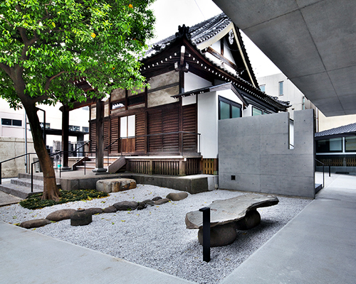 satoru hirota architects updates buddhist temple in tokyo