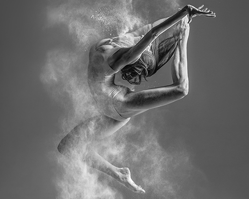 alexander yakovlev bathes ballet bodies in exploding flour dust