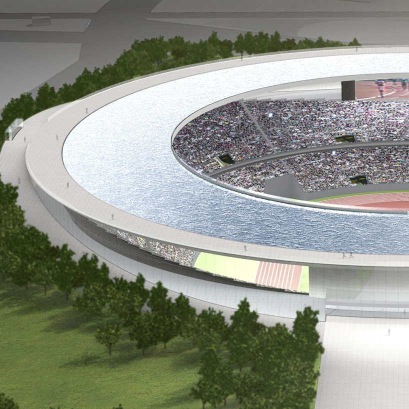 tokujin yoshioka reenvisions tokyo’s olympic stadium