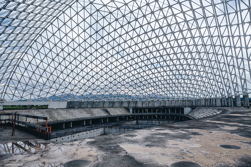 oliver astrologo goes inside santiago calatrava's unfinished sports city complex in rome