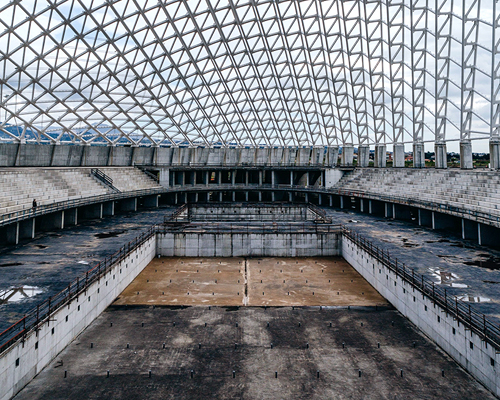 oliver astrologo goes inside santiago calatrava's unfinished sports city complex in rome