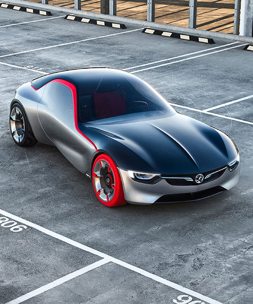 vauxhall + opel shaves details to form mid-engined GT concept
