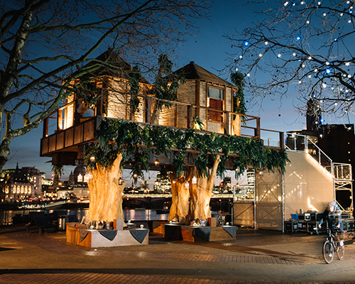 virgin holidays builds 35-foot luxury treehouse in central london