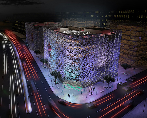 WWF architects designs chameleon biomimetic mixed-use office building