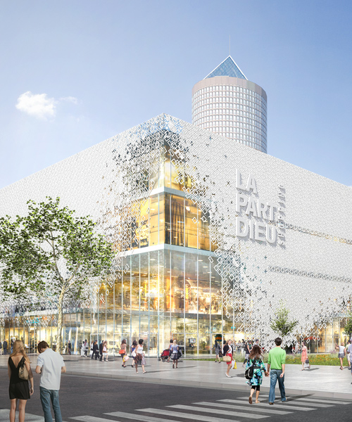 MVRDV to transform lyon's part-dieu shopping center with fragmented façades