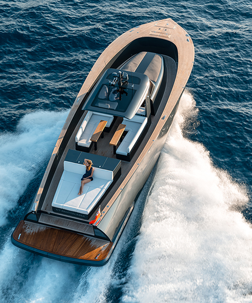 alen yacht packages an abundance of luxury amenities into 55-foot motorboat