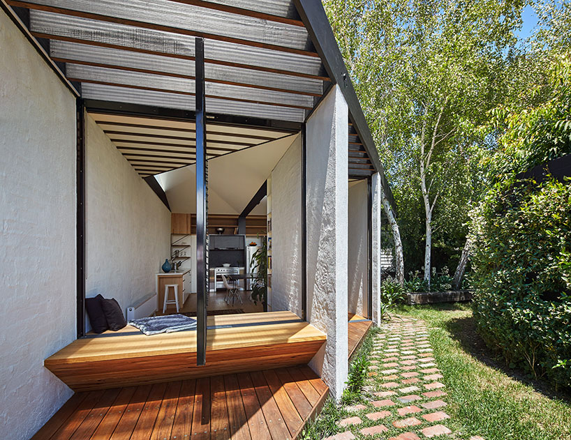 architecture architecture's kite addition explores the use of the triangle