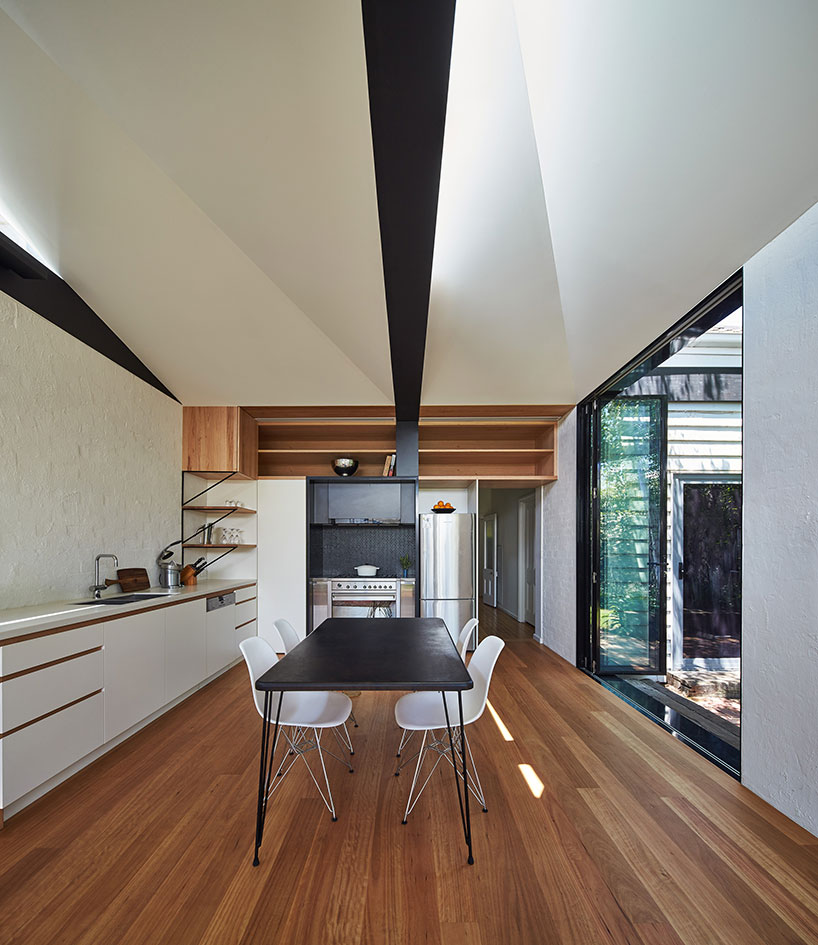 architecture architecture's kite addition explores the use of the triangle