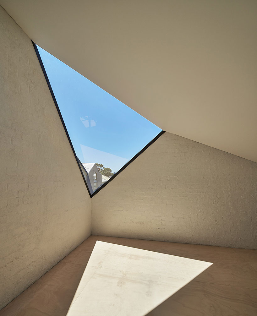 architecture architecture's kite addition explores the use of the triangle