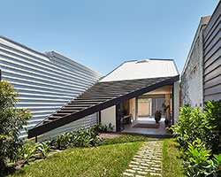 architecture architecture's kite addition explores the use of the triangle