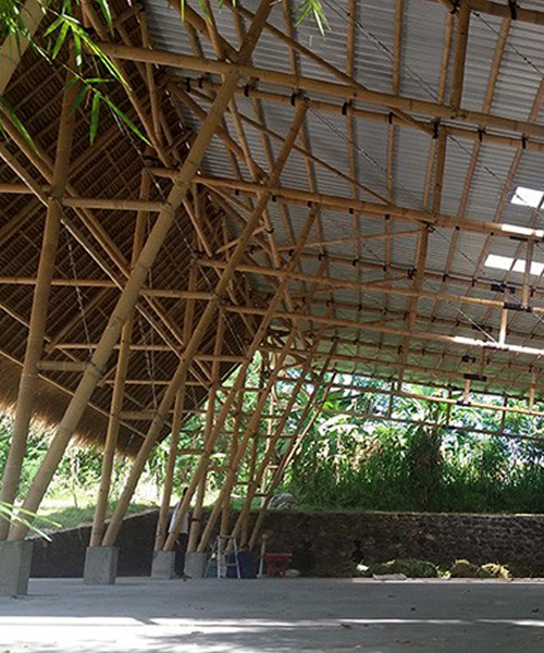 asali bali engineers bamboo structure capable of covering 545m2