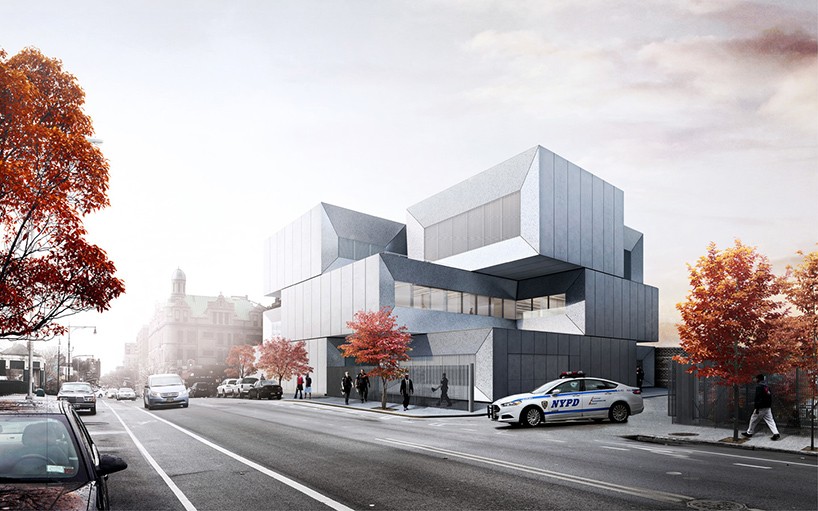 bjarke ingels group reveals plans for stacked concrete police station in the bronx