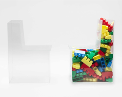 carlo contin's chair encourages children to keep their toys in order