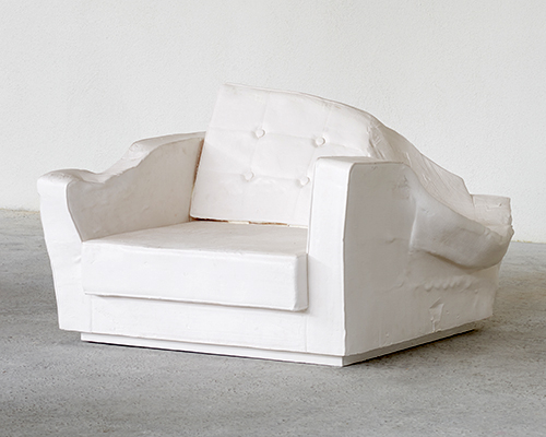 erwin wurm leaves a physical mark on deformed domestic objects