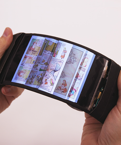 human media lab unveils flexible smartphone with haptic bend inputs