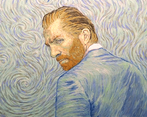 hand painted film animates vincent van gogh's life in the style of his paintings
