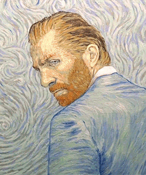 hand painted film animates vincent van gogh's life in the style of his paintings