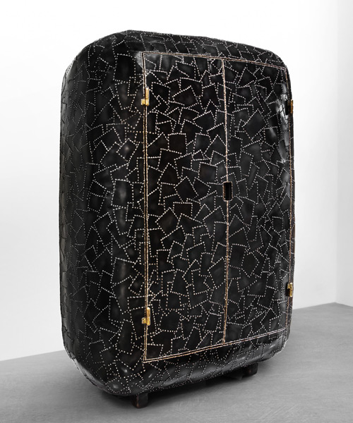maarten baas' carapace collection at carpenters workshop gallery defined by bronze patchworks