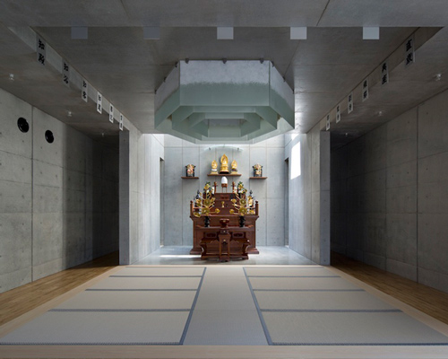 mamiya shinichi introduces contemporary aesthetics within japanese temple