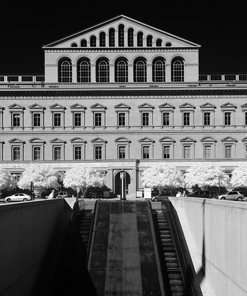 mark alan andre uses infrared to radically alter familiar DC sights