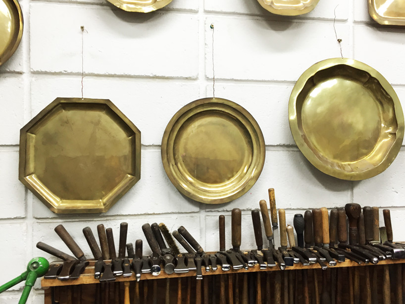 Beauty Mirror Polished Brass by Michael Anastassiades