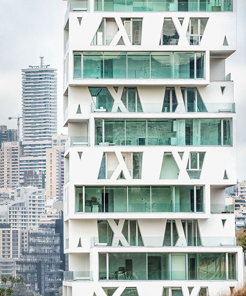 orange architects completes stacked residential tower overlooking beirut's skyline