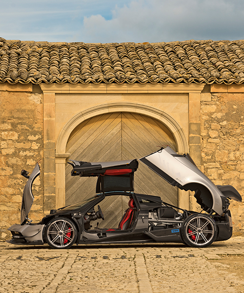 pagani aerodynamically redesigns almost every single body panel for the huayra BC