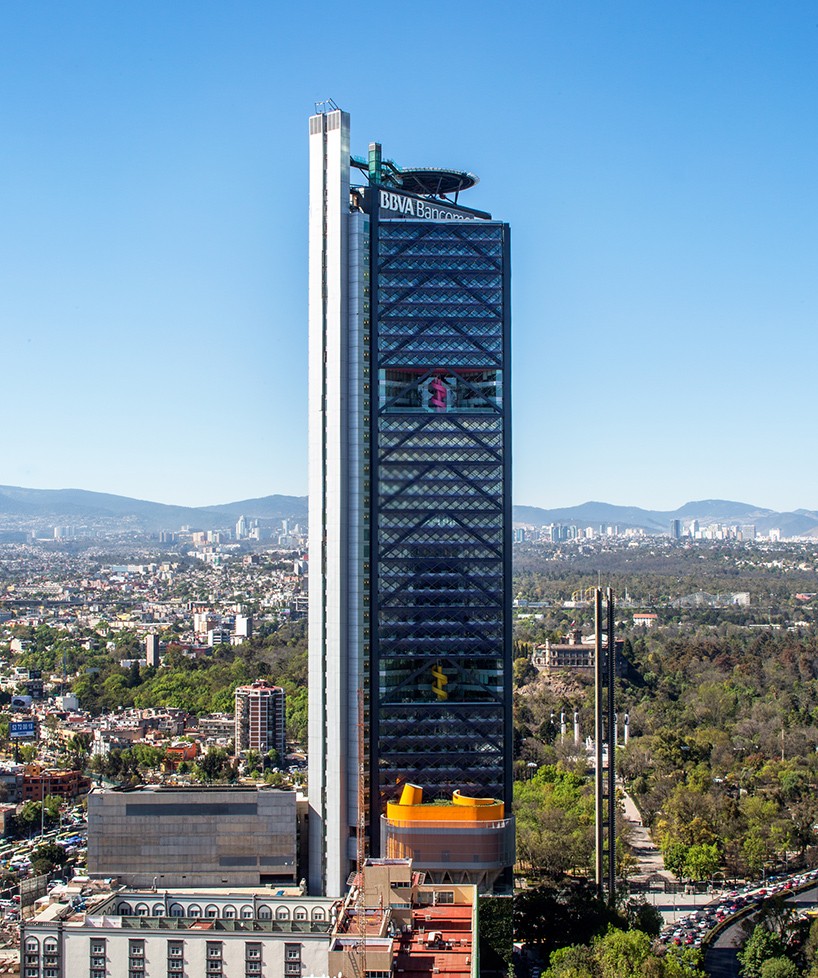 BBVA bancomer tower by legorogers opens in mexico city